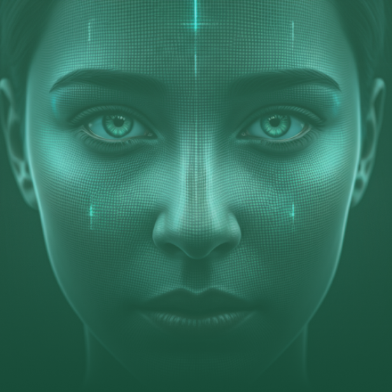 AI skin analysis visual